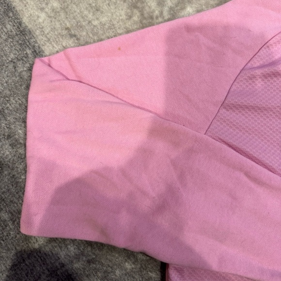 Ryderwear Pink Cropped Long Sleeve Workout Top Size XL - Picture 4 of 4